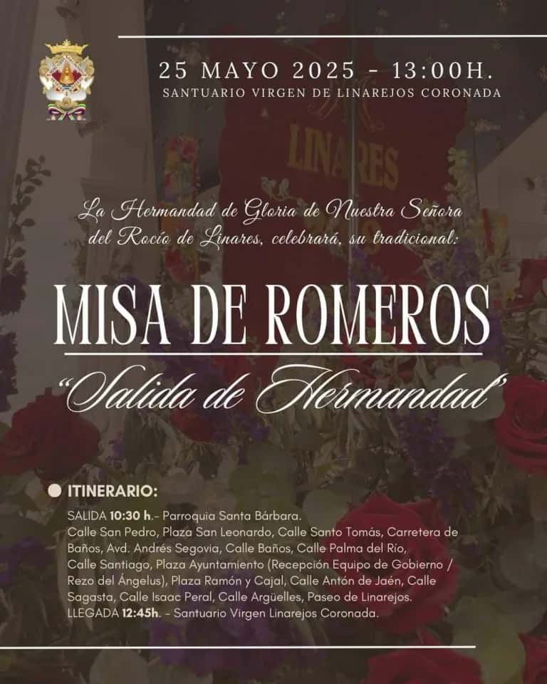 Misa de Romeros y «Salida de Hermandad» de Nuestra Señora del Rocío de Linares