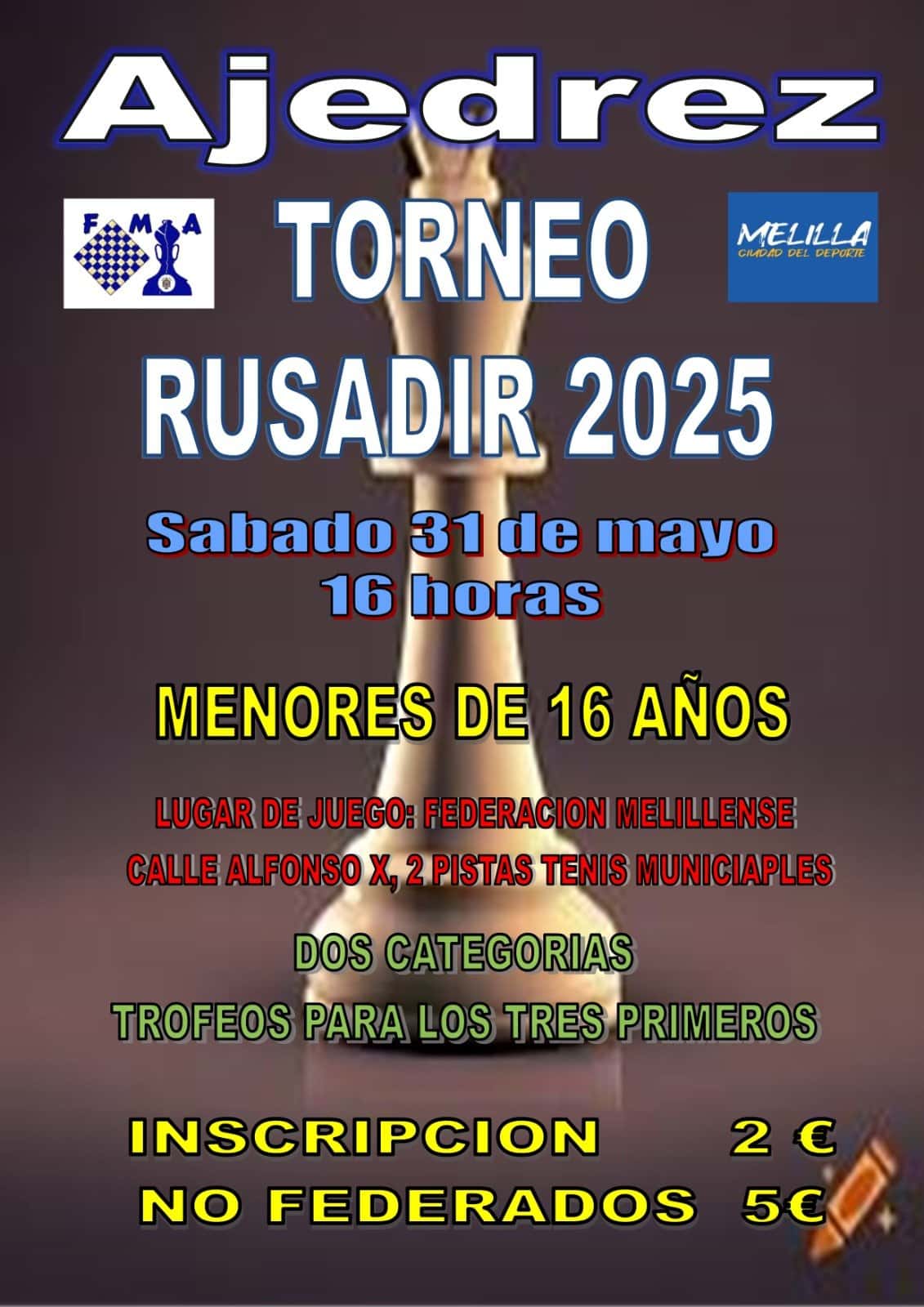 Torneo Rusadir 2025 de Ajedrez
