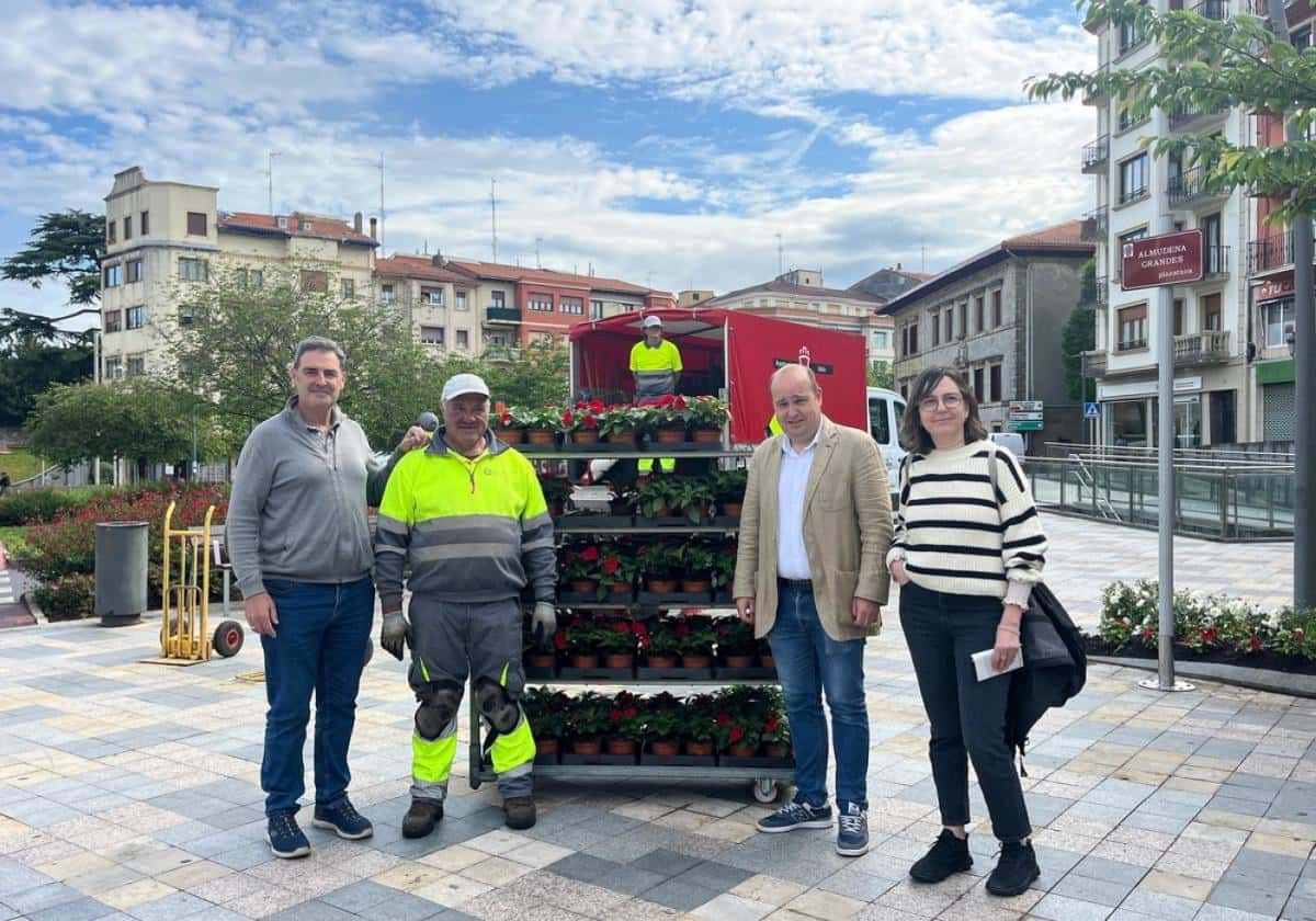 Reparto de plantas de temporada de invierno