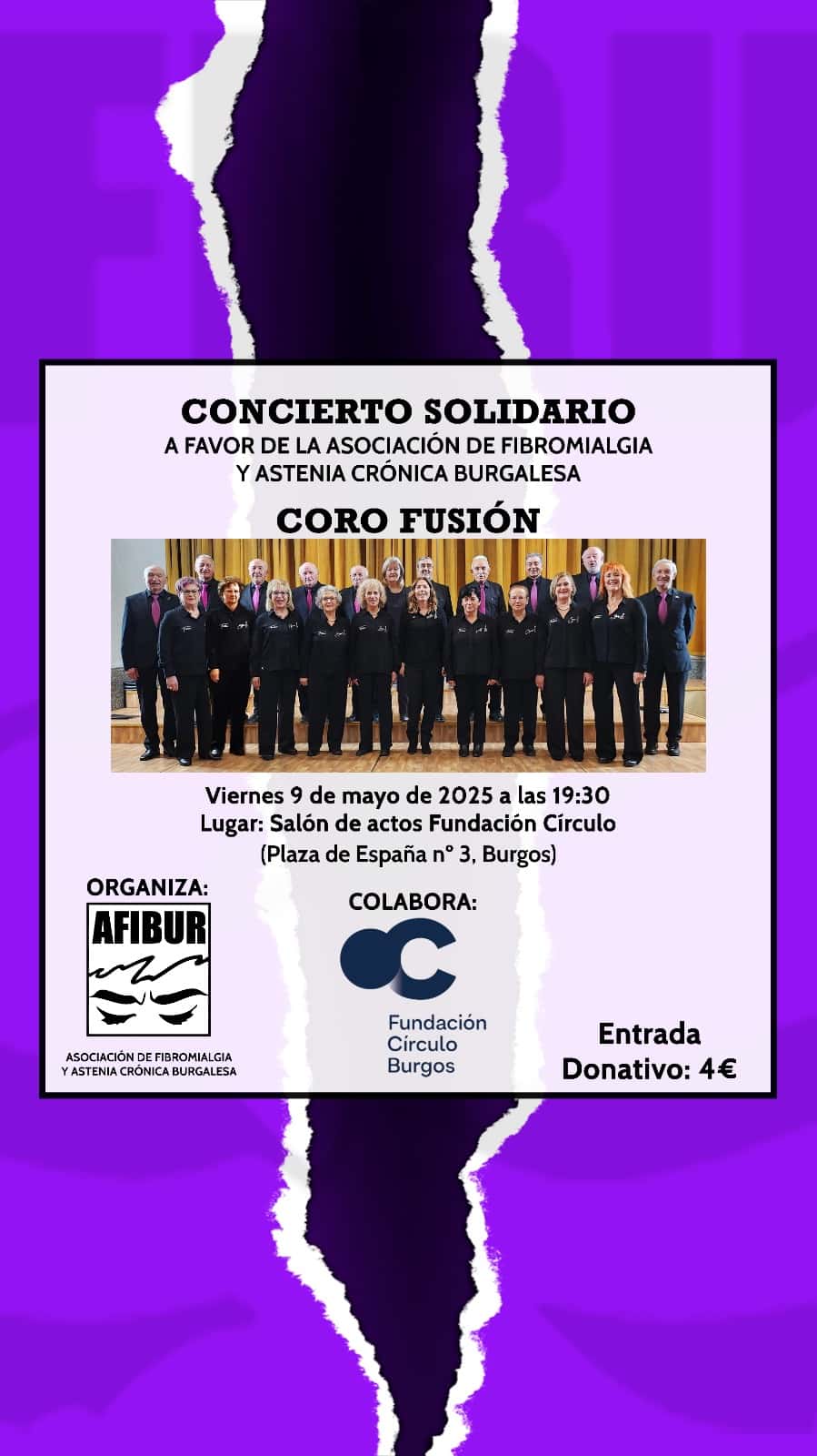 Concierto solidario coro fusión