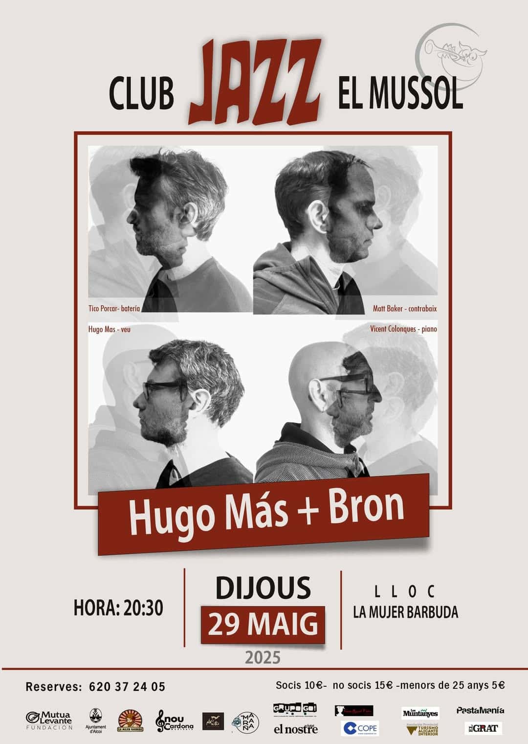 Concierto: «Hugo Más + Bron»