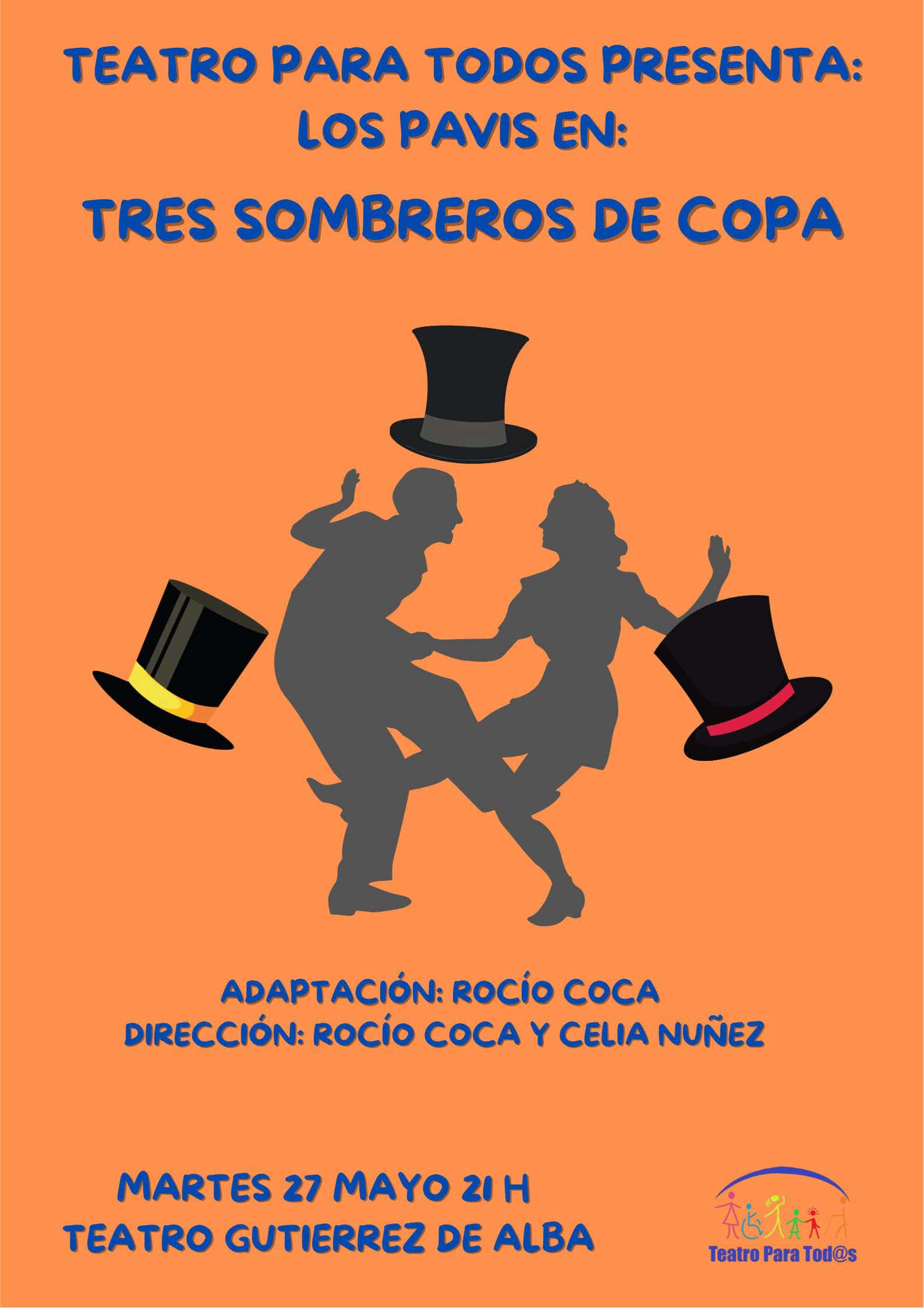 TRES SOMBREROS DE COPA