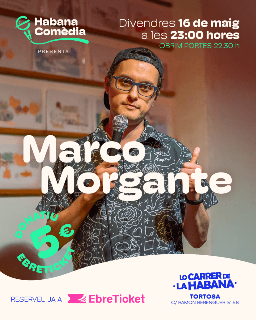 Monòleg de Marco Morgante a Lo Carrer de la Habana