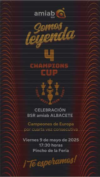 Celebración histórica cuarta Champions Cup