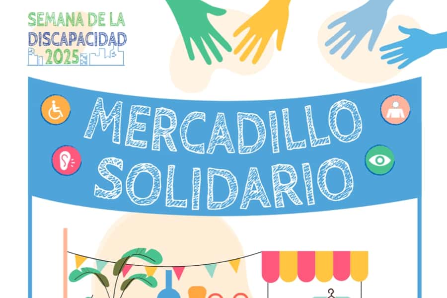 Mercadillo Solidario con juegos y talleres
