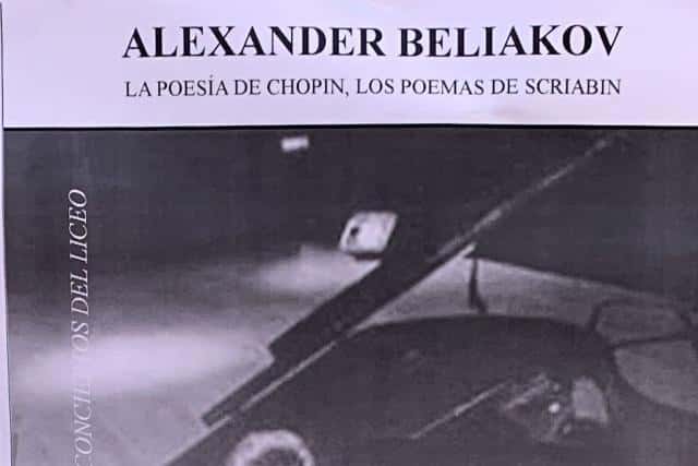 ALEXANDER BELIAKOV, LA POESÍA DE CHOPIN, LOS POEMAS DE SCRIABIN