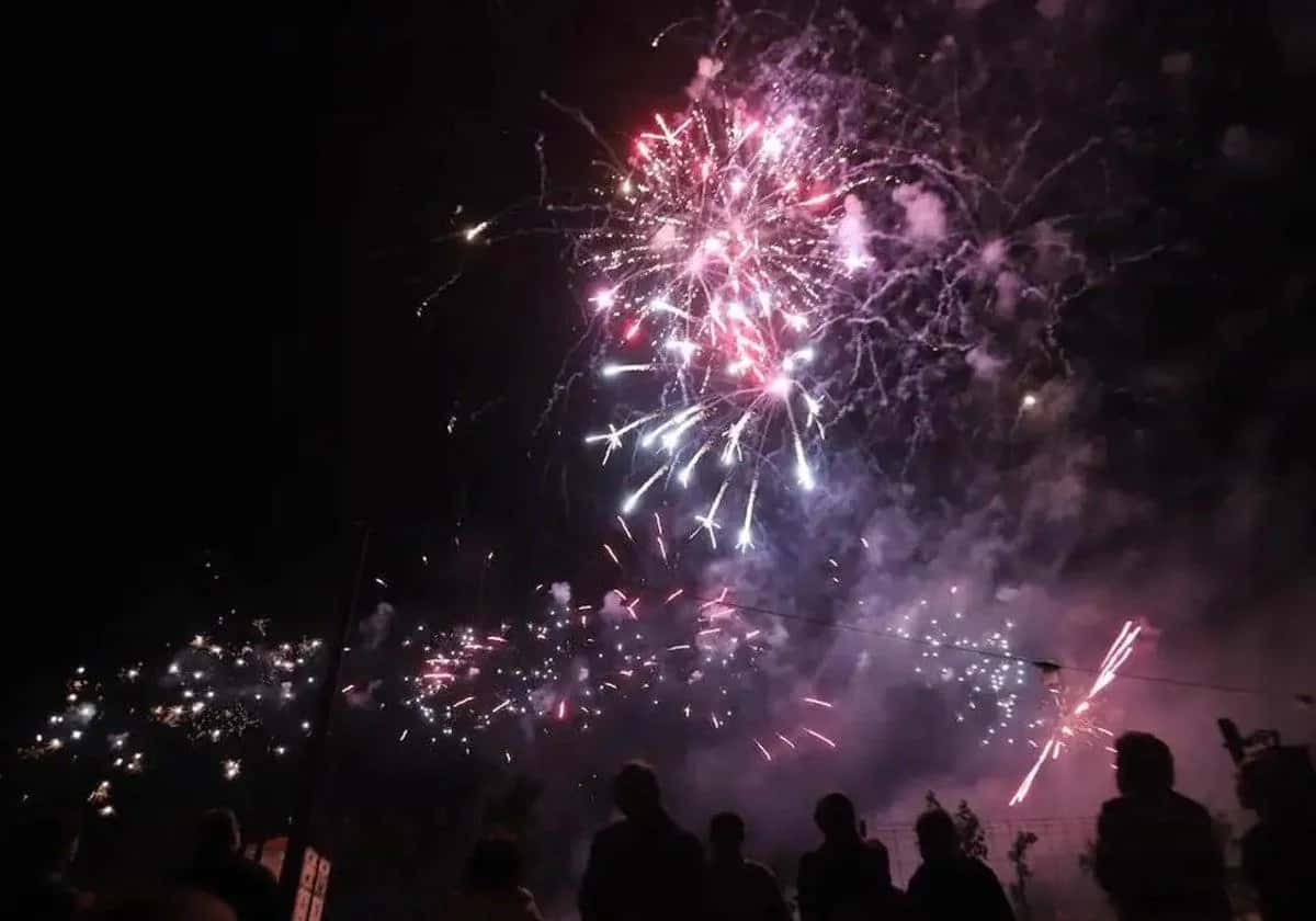 Fuegos artificiales de Sampedros