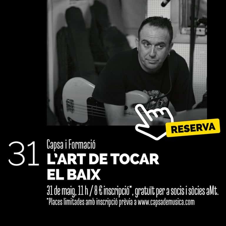 Capsa i formació, l'art de tocar el baix amb Pepe Sáez