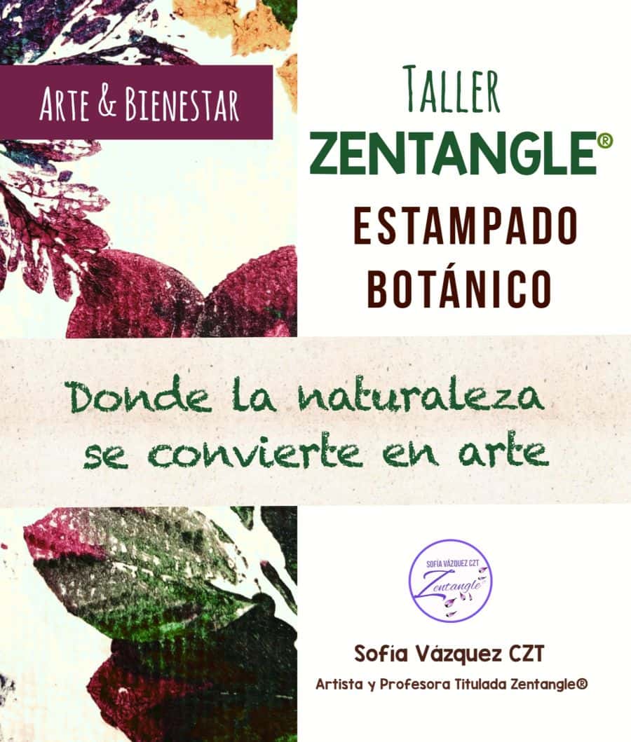 Estampado Botánico con Zentangle®