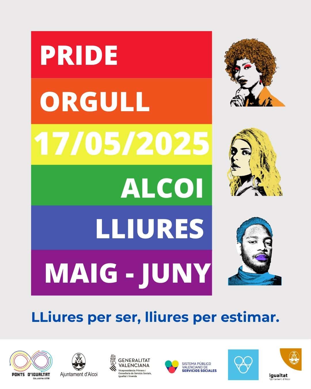 Orgull Alcoi 2025: Exposición «Donant la cara»