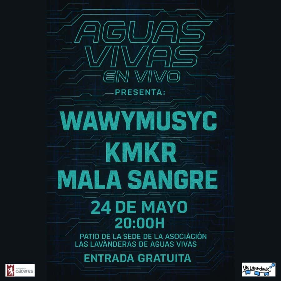 Aguas Vivas en vivo: MALA SANGRE - KMKR - WAWYMUSYC