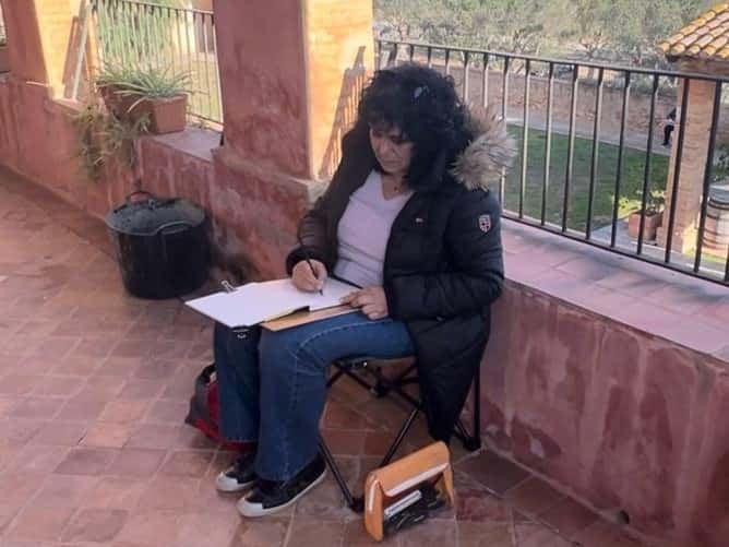 Urban Sketchers a la Masia d'en Cabanyes