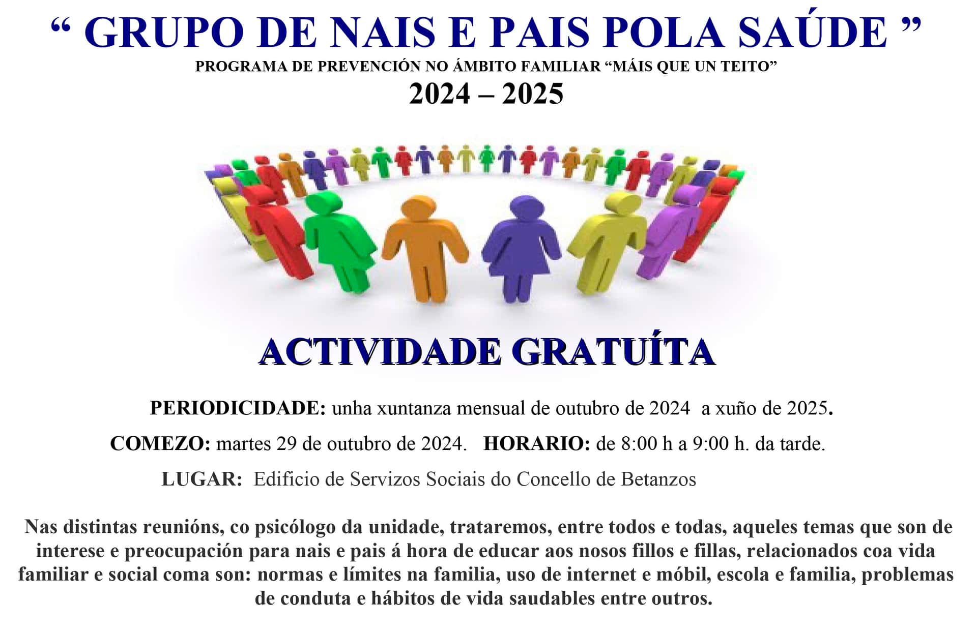 Grupo de nais e pais pola saúde