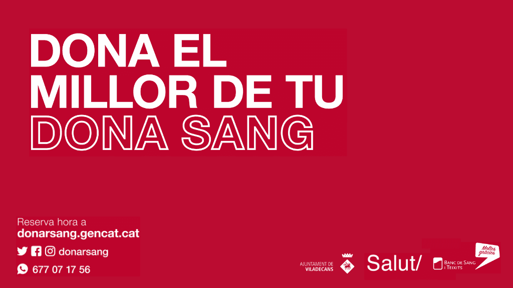 Campaña de donación de sangre