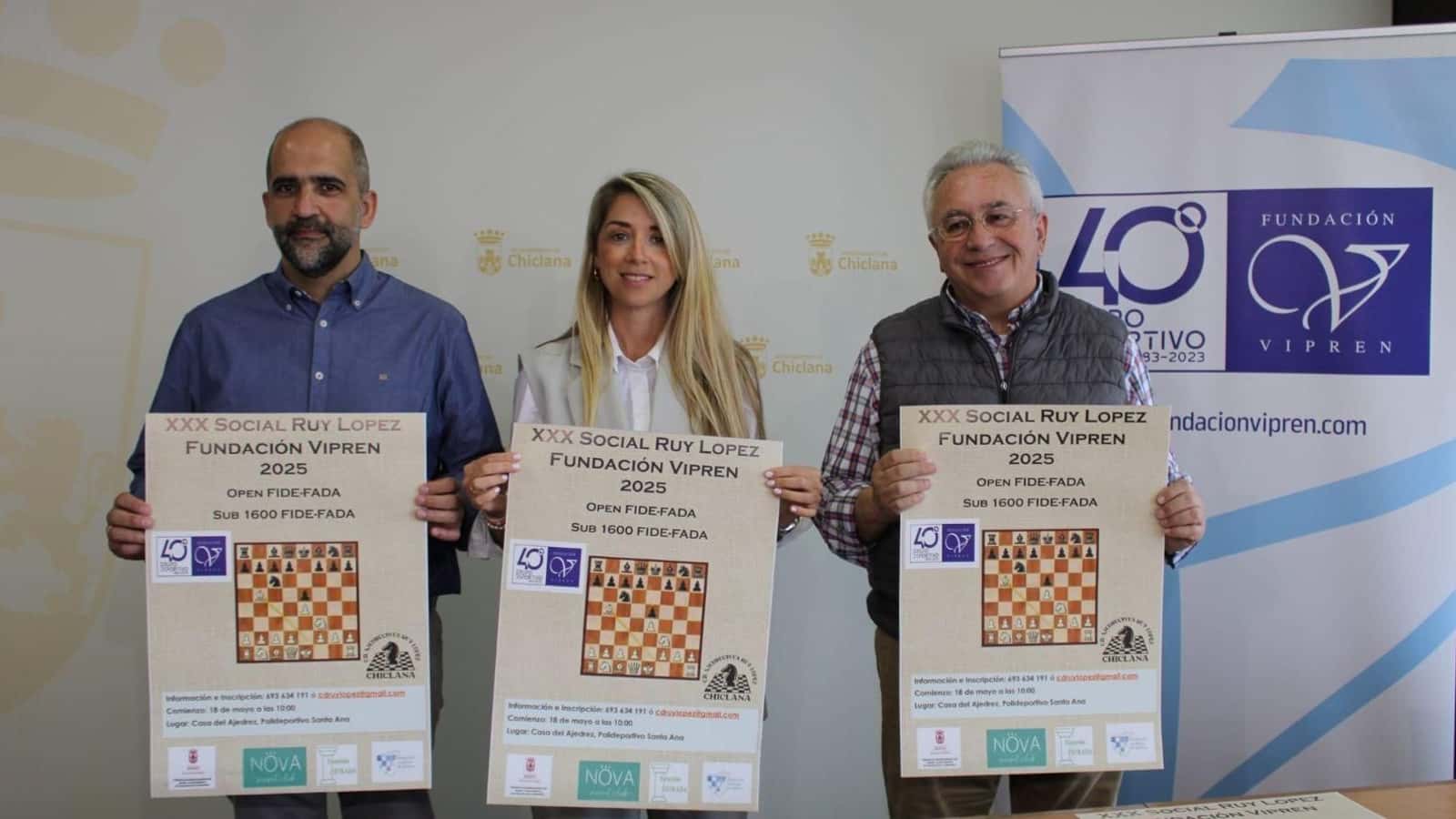 XXX Torneo Social Ruy López Fundación Vipren de ajedrez