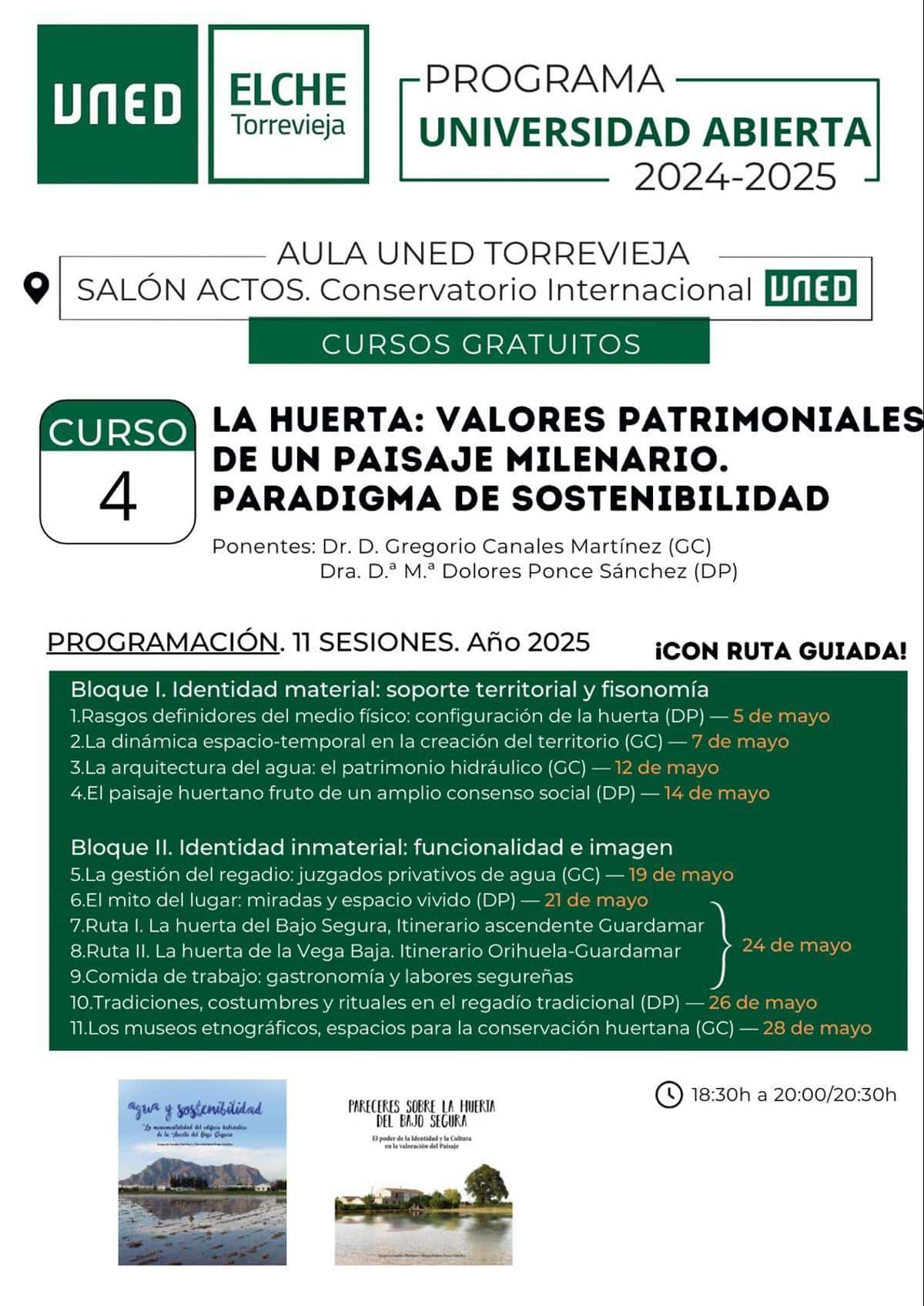 Curso sobre la huerta del Bajo Segura