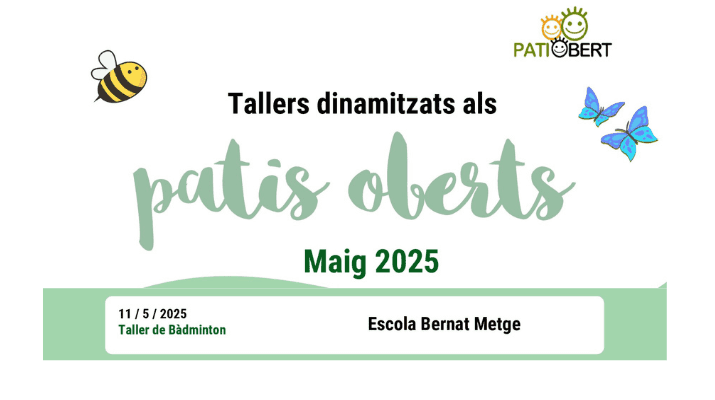 Taller dinamitzat Pati Obert: Taller de bàdminton