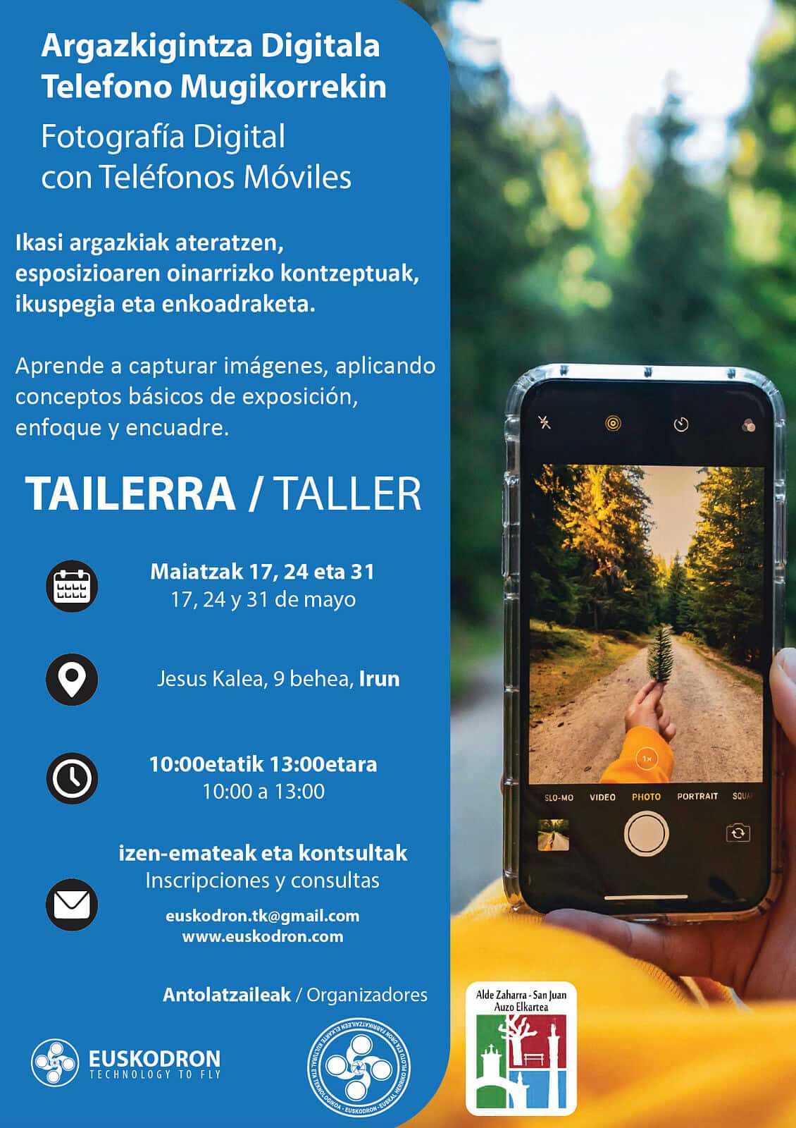 Taller de Fotografía Digital con Teléfonos Móviles
