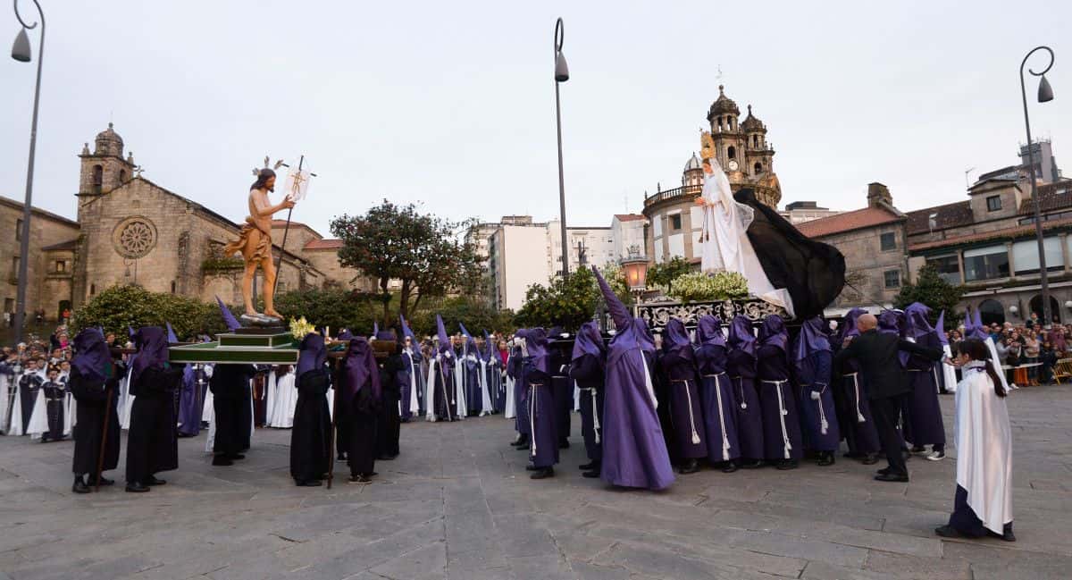 Procesión del Encuentro de Jesús Resucitado con su madre la Virgen María