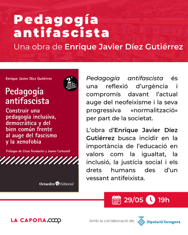 Presentación libro "Pedagogía Antifascista"