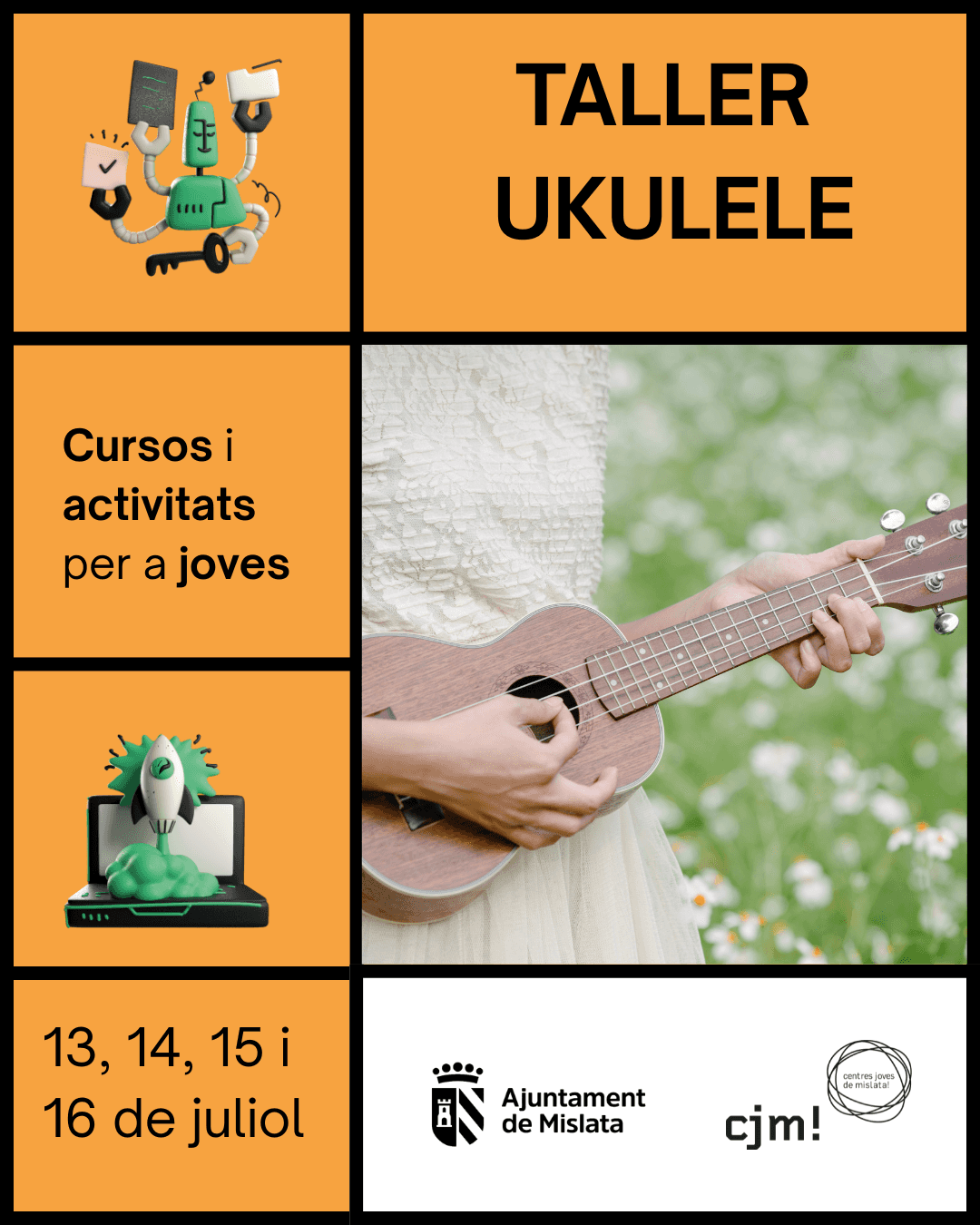 Taller de ukulele - Estiu Actiu 2026