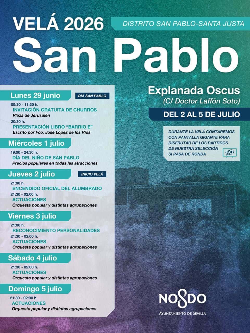 Velá San Pablo 2026