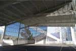 Vista interior de la pista polideportiva cubierta del colegio