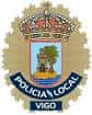 Escudo oficial de la Policía Local de Vigo con la corona real