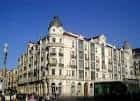 Edificio histórico Casa Mantilla en la Acera de Recoletos