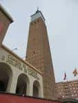 Torre emblemática del recinto de la Feria de Muestras de Zaragoza