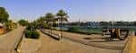 Vista panorámica del Paseo Alcalde Marqués del Contadero junto al cauce del río Guadalquivir