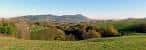 Vista panorámica de las praderas y el paisaje montañoso del parque