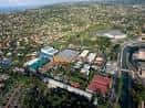 Vista aérea de las instalaciones y pabellones del recinto ferial