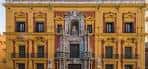 Fachada principal del Centro Cultural Fundación Unicaja de Málaga