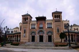 Fachada principal del Museo de Artes y Costumbres Populares de Sevilla con su característica arquitectura neomudéjar