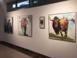 Exposición de cuadros con temática taurina y contemporánea en la Sala Patricio