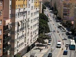 Vista general de la Calle Argéntea y su entorno urbano