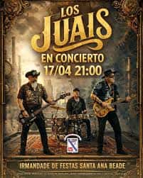 Concierto de la banda Los Juais en el Local Social de la Irmandade de Festas Santa Ana de Beade