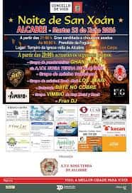 Cartel promocional de la Noite de San Xoán en Alcabre, Vigo