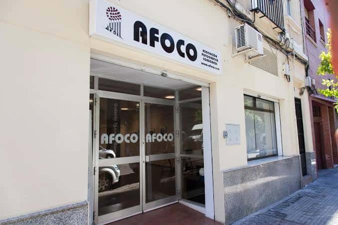 Fachada exterior de la sede de AFOCO en Córdoba