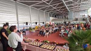 Exposición de productos locales y degustación en la Lonja de los Huertos Urbanos