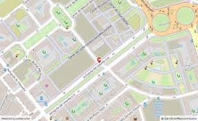 Mapa de la zona de la Avenida del Levante U.D. en Valencia