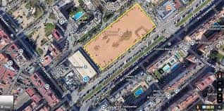 Vista aérea de la Avenida del Levante U.D. y sus alrededores