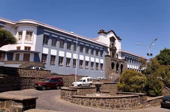 Fachada exterior del Paraninfo de la Universidad de La Laguna