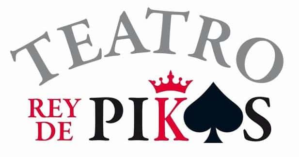 Logo oficial del Teatro Rey de Pikas con corona y pica