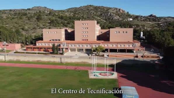 Vista aérea del Centro de Tecnificación de Penyeta Roja con instalaciones deportivas