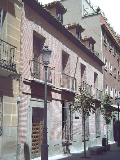 Fachada exterior de la Casa Museo Lope de Vega en Madrid