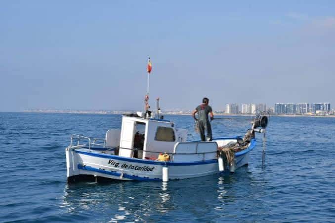 Barco pesquero 'Virg. de la Caridad' en el puerto de Torrevieja