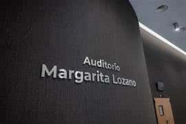 Señalética interior del Auditorio Margarita Lozano