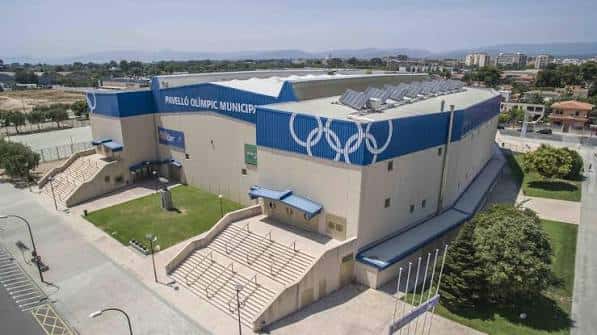 Vista aérea del exterior del Pavelló Olímpic Municipal de Reus